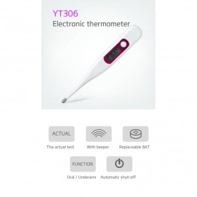 Yuwell Medical Electronic Digital Thermometer - YT306 - White - 4