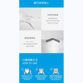 Xiaomi Airmotion One Masker Anti Polusi Virus Corona 1 PCS - KN95 - White - 5