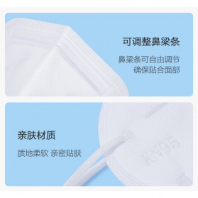 Xiaomi Purely Anstar Masker Anti Polusi Virus Corona KN95 Earloop 1 PCS - 5220 - White - 5