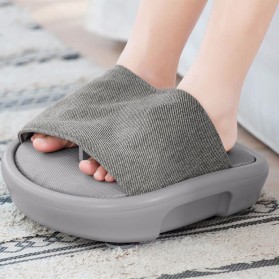 LERAVAN Alat Pijat Kaki Elektrik 3 levels Kneading Foot Shiatsu 3D Gel Health Massage - LF-ZJ007-TGY - Gray