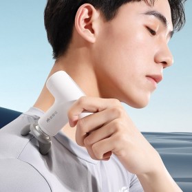 Momoda Alat Pijat Elektrik Pocket Massage Mini Fascia Deep Massage - SX318 - White - 2