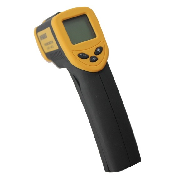 digital infrared laser ir thermometer black orange digital infrared laser ir thermometer black orange