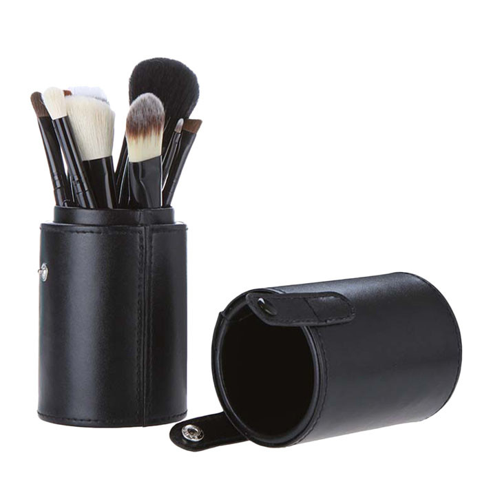 2019 pu makeup brush storage bucket cylinder bag