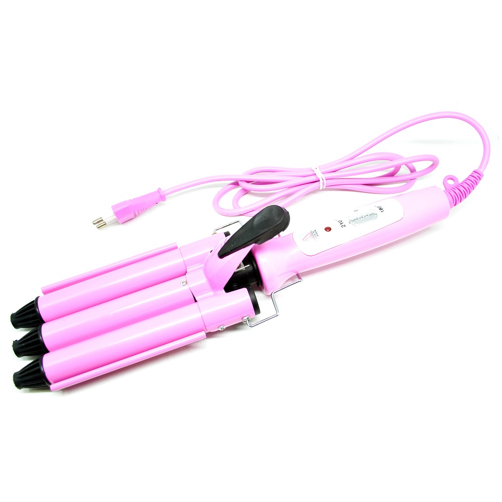 Three Rod Ceramic Mermaid Curling Hair Styler / Catok 
