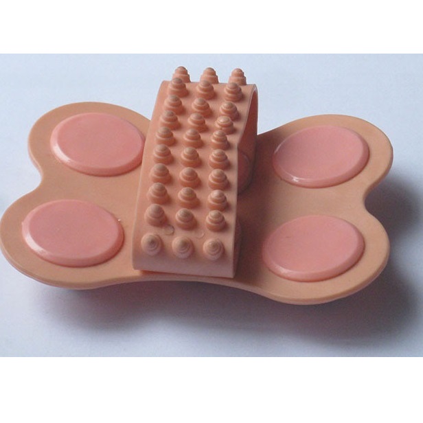 Beads Meridian Massage Roller Ball Gloves / Sarung Tangan Pijat - Pink