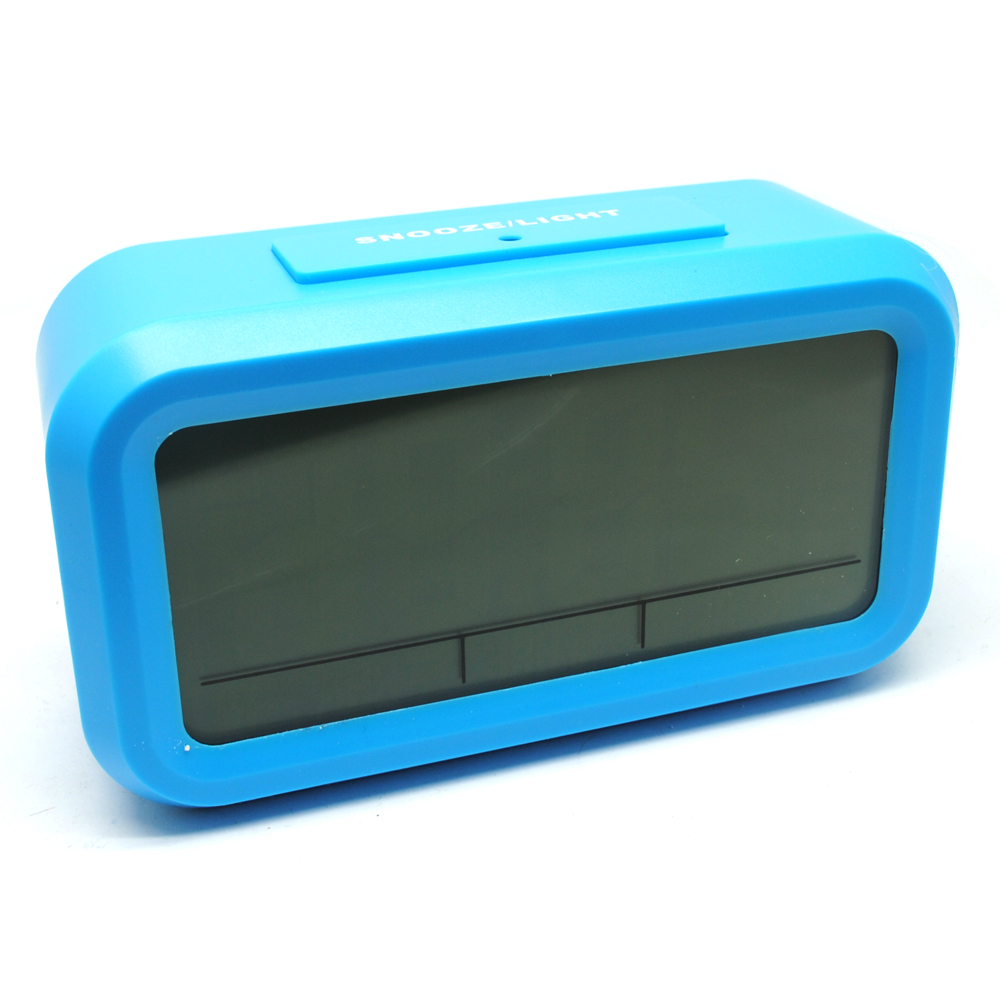Smart Timepiece Backlight Alarm Clock JP9901 2 Jam Alarm Blue
