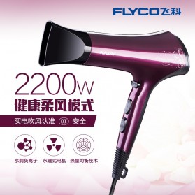 Flyco Fashion Hair Dryer - FH6271 - Black - 6