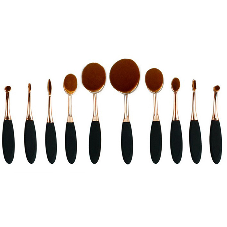 Kacamata Oval Warna Tangkai Besi - Kuas Kosmetik Make Up Oval Brush Wajah Tangkai Besi 10 Pcs kacamata oval warna tangkai besi kuas kosmetik make up oval brush wajah tangkai besi 10 pcs