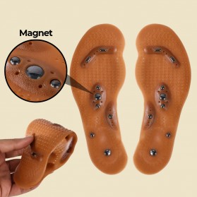 Sol Sepatu Terapi Kesehatan Magnetik Bionic - BN2014 - Brown