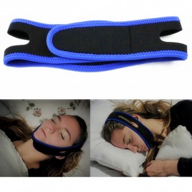 Sabuk Tidur Anti Ngorok Snoring Solution - 5582 - Black/Blue - 9