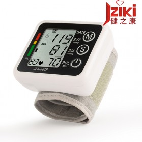 Monitor Tekanan Darah - JZIKI Pengukur Tekanan Darah Electronic Sphygmomanometer with Voice - ZK-W863YA - Black