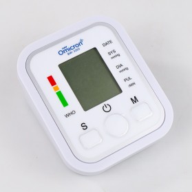 TaffOmicron Pengukur Tekanan Darah Electronic Sphygmomanometer with Voice - BW-3205 - White - 3