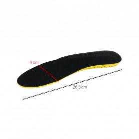Rhodey Insole Alas Kaki Sepatu Sport Size 40 - Y3Y27 - Black - 7