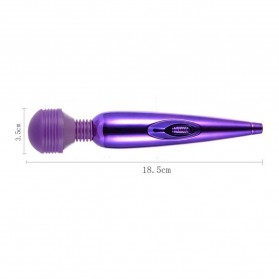 Tickler Vibrator Mini Alat Pijat Tubuh Elektrik Multifungsi - EL-025 - Purple - 5