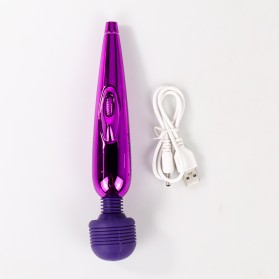 Tickler Vibrator Mini Alat Pijat Tubuh Elektrik Multifungsi - EL-025 - Purple - 6