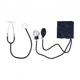 Monitor Tekanan Darah - ANEROID Sphygmomanometer Set Stetoskop & Pengukur Tekanan Darah - 0197 - Blue