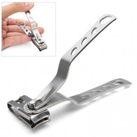 KNIFEZER Gunting Kuku Rotateable Nail Trimmer Manicure - MZ-017 - Silver - 1