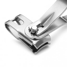 KNIFEZER Gunting Kuku Rotateable Nail Trimmer Manicure - MZ-017 - Silver - 3