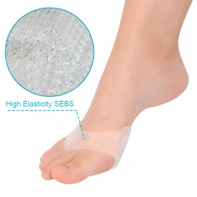 Soumit Alas Kaki Sepatu Shock Absorb Silicone Gel Anti Slip Insoles 2 PCS - MJ003 - Transparent - 3