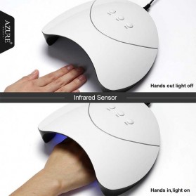 Biutte.co Pengering Kutek Kuku Smart Portable UV LED Nail Dryer 36W - Z3 - White - 4