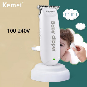 Kemei Alat Cukur Rambut Bayi Elektrik Baby Clipper Shaver Trimmer - KM-1319 - White
