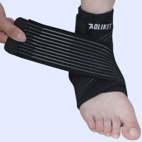 AOLIKES Penyangga Engkel Ankle Support Sport Fitness Protection 1 PCS - 4546 - Black