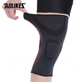 AOLIKES Pelindung Lutut Knee Support Pad Braces Fitness 1 Pasang Size L - 7719 - Black