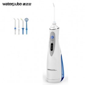 Waterpulse Dental Flosser Alat Semprot Pembersih Gigi - V400Plus - White