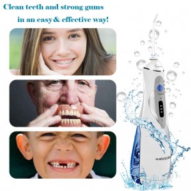 Waterpulse Dental Flosser Alat Semprot Pembersih Gigi - V400Plus - White - 2