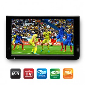 Portable TV Monitor 10 Inch DVB-T2 + Analog - D10 - Black - 2