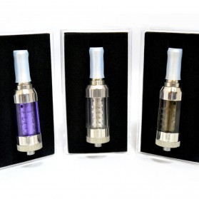 Innokin iClear 30S Dual Coil Clearomizer Non-Rotatable Drip Tip 2.1 Ohm - Red - 5