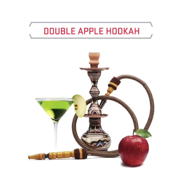 VaporFi Double Apple Hookah ELiquid 30ml Zero Nikotin