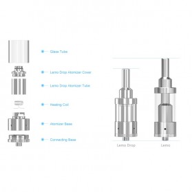Eleaf Lemo Drop RDTA Rebuildable Atomizer 2.7ml - Black - 4
