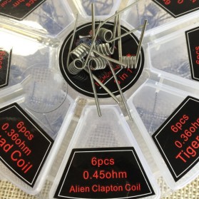 8 in 1 Demon Killer Wire Prebuilt Coils Vape DIY - White - 7