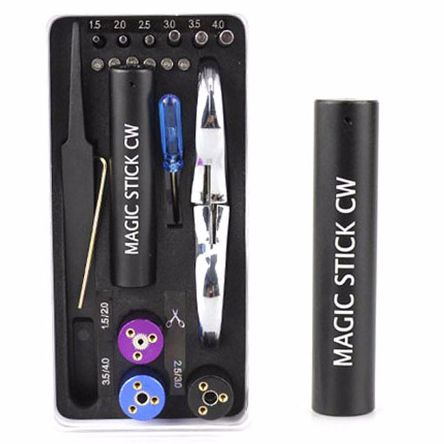 Magic Stick 6 In 1 Cw Coiling Kit Vapor Black Jakartanotebook Com