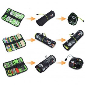 BUBM Tas Gadget Organizer Size L - UDJ-L (ORIGINAL) - Black - 9