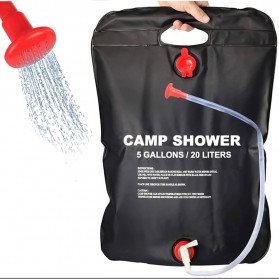 Winmax Kantong Air Shower Mandi Camp Shower Bag 20 L - YYEDC - Black - 5