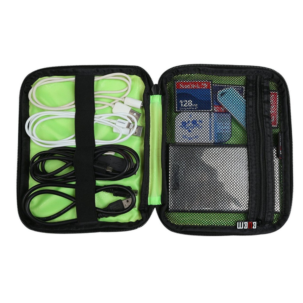 BUBM Tas Gadget Organizer - DI0-XS - Black/Green - 5 ...