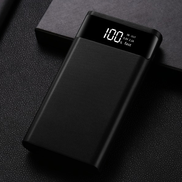 SZKOSTON DIY Power Bank Case 2 Port + USB Type C with LCD Display - S6PD