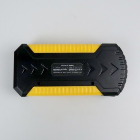 HELLO Power Bank 88000mAh  USB + Car Jump Starter 600A + Flashlight - TM19D - Black/Yellow - 4