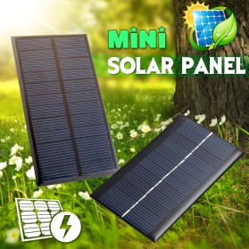Cewaal DIY Mini Solar Panel Smartphone Powerbank 5W - CW5 - Black