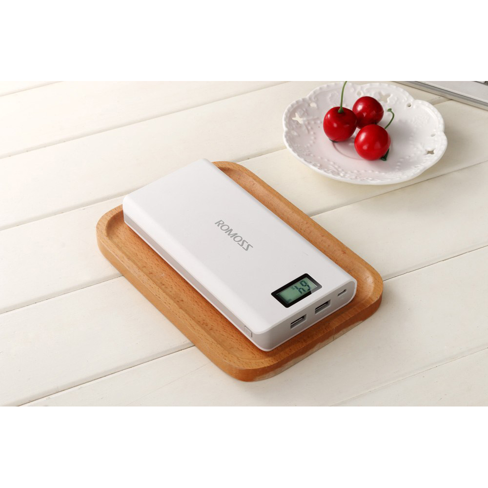 Romoss Sense 6 Plus Power Bank LCD 2 Port 20000mAh ...
