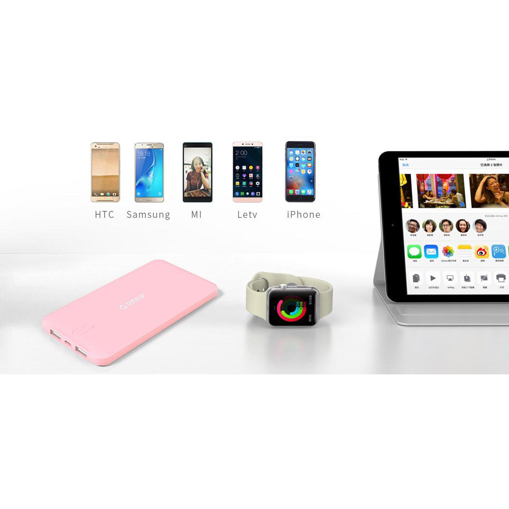 orico power bank 5000mah ld50 pink jakartanotebook orico power bank 5000mah ld50 pink jakartanotebook