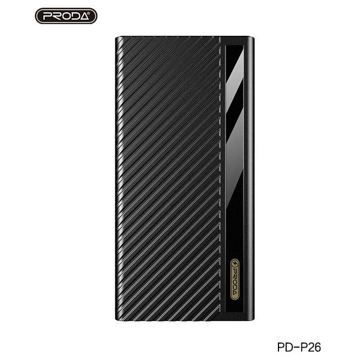 Remax Proda Castel Power Bank 4 Port Usb Type C 20000mah Pd P26 Black Jakartanotebook Com