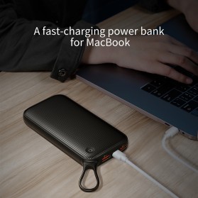 Baseus Power Bank 2 Port QC 3.0 USB Type C PD 20000mAh - PPKC-A01 - Black - 2