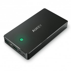 Aukey Portable Charger Power Bank 2 Port 2.4A 20000mAh with AiPower - Black - 1