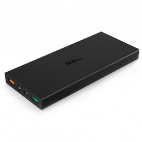 Aukey Power Bank 2 Port 2A 16000mAh QC3.0 - PB-T9 - Black - 1