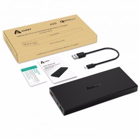 Aukey Power Bank 2 Port 2A 16000mAh QC3.0 - PB-T9 - Black - 7