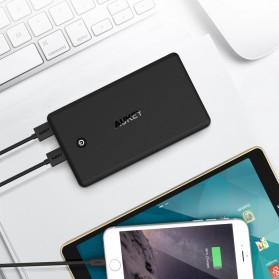 Aukey Power Bank 30000mAh 2 Port QC 3.0 - PB-T11 - Black - 6