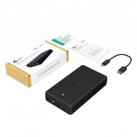 Aukey Power Bank 30000mAh 2 Port QC 3.0 - PB-T11 - Black - 7